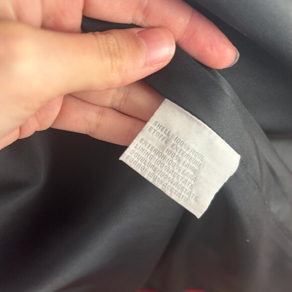 Liz Claiborne Red Wool Coat - Picture 4 of 4